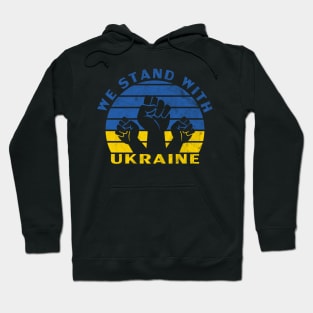 We Stand With Ukraine, Ukraine Power (Wash Design) Hoodie
